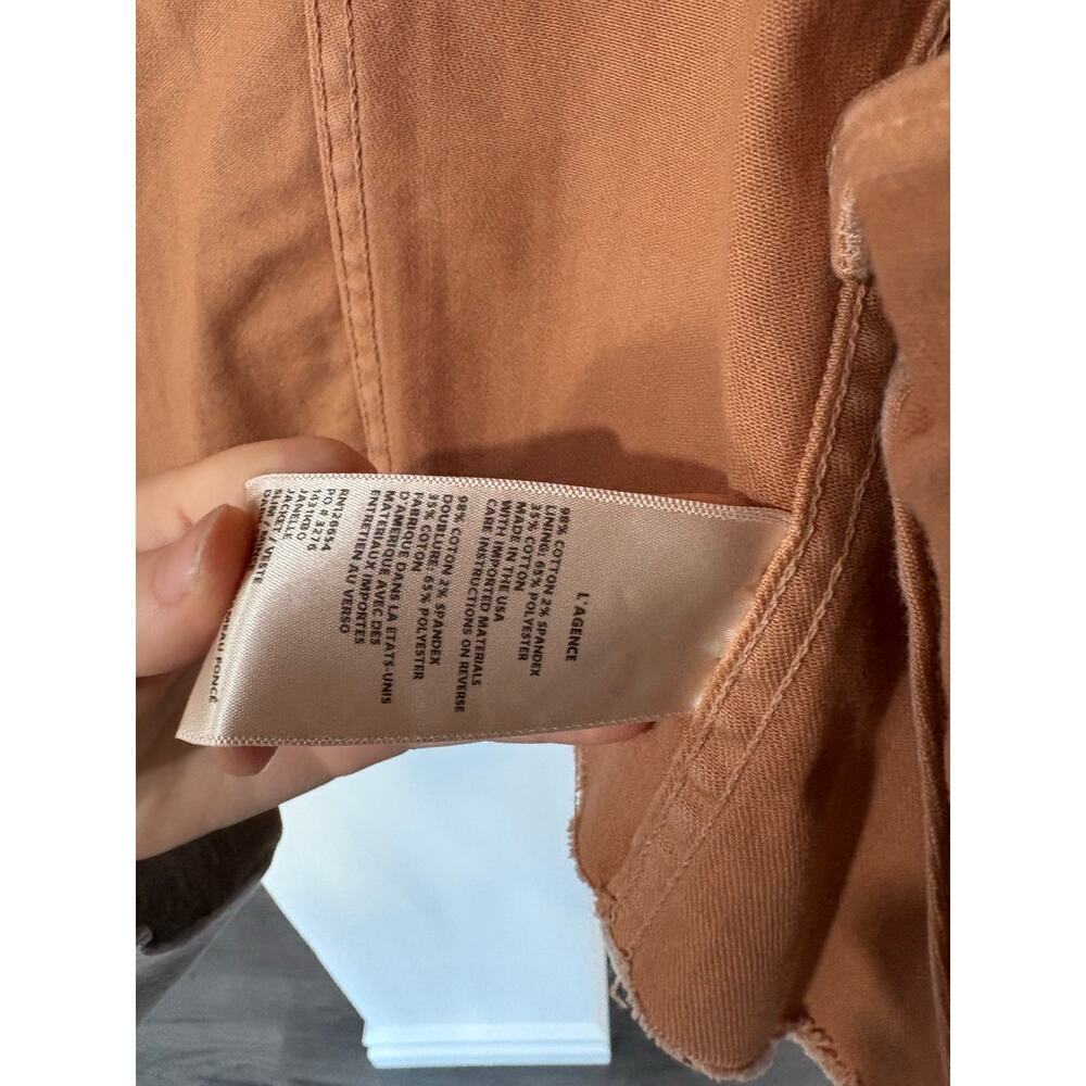 L'Agence Janelle Denim Jacket Size L - Picture 4 of 5
